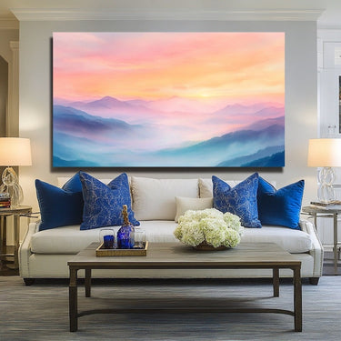 Sunset Pink Sky Painting